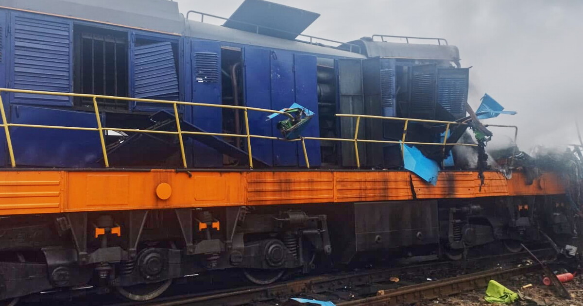 Een Russische drone raakt een trein nabij de grens tussen Oekraïne en Polen kort nadat hoogwaardigheidsbekleders waren gepasseerd