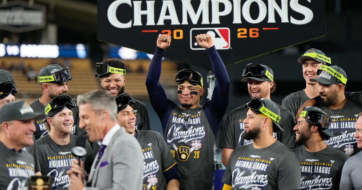 Brewers verslaan de Dodgers en bereiken voor het eerst sinds 1982 de World Series