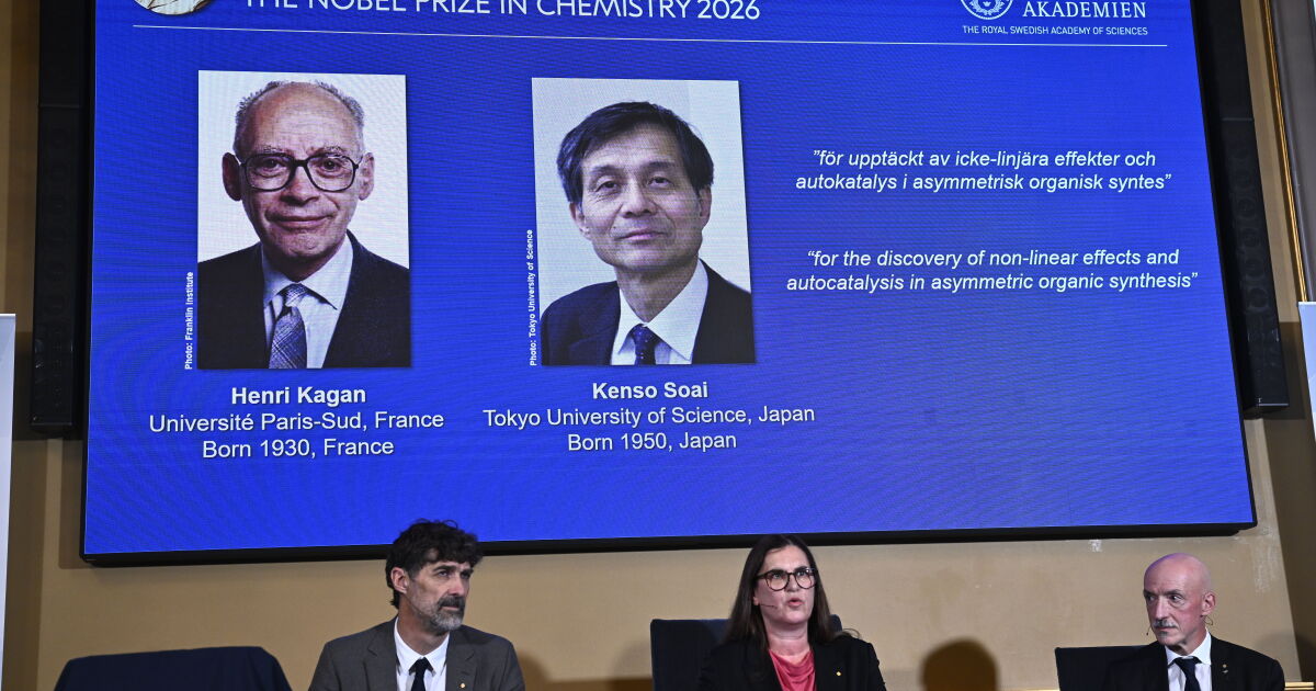 Wetenschappers winnen de Nobelprijs voor de Scheikunde voor ontdekkingen over gespiegelde moleculen die tot veel medicijnen hebben geleid
